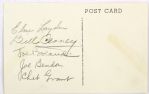 1934-40 Elmer Layden & Coaching Staff Reverse Signed Notre Dame Postcard (JSA)