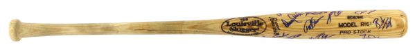 1998-99 Detroit Tigers Team Signed Louisville Slugger w/ 22 Signatures (JSA)