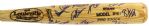 1998-99 Detroit Tigers Team Signed Louisville Slugger w/ 22 Signatures (JSA)