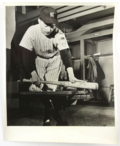 1952 New York Yankees Batboy Boning Cliff Maples Baseball Bat