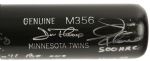 2010 Jim Thome Minnesota Twins Louisville Slugger Professional Model Bat Signed & Inscribed to Evan Longoria (MEARS LOA/JSA/Carlos Pena LOA)