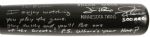 2010 Jim Thome Minnesota Twins Louisville Slugger Professional Model Bat Signed & Inscribed to Evan Longoria (MEARS LOA/JSA/Carlos Pena LOA)