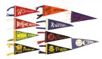 1940-50s Major League Baseball 9” Mini Pennant W/ Tassles Collection (10)