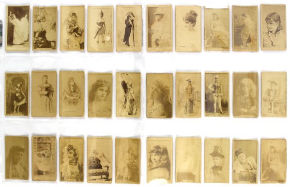 1880s N245 Kinney "Actors and Actresses" Collection (30 cards)