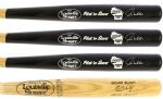1980's-90's Baseball Bat Collection - Lot of 10 w/ Terry Pendleton Signed Professional Model Louisville Slugger, Store Model & Promotional Bats (JSA)