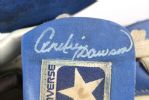 1987-89 circa Andre Dawson Chicago Cubs Signed Game Worn Converse Cleats (MEARS LOA/JSA)