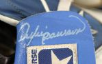 1987-89 circa Andre Dawson Chicago Cubs Signed Game Worn Converse Cleats (MEARS LOA/JSA)