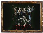 1976 Kiss Destroyer 30x40 Velvet Oil Painting 