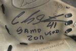 2011 Carlos Santana Cleveland Indians Signed Game Used Catcher's Equipment - Lot of 5 w/ Glove, Shin Guards, Chest Protector & Mask (MEARS LOA/JSA)