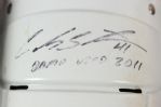 2011 Carlos Santana Cleveland Indians Signed Game Used Catcher's Equipment - Lot of 5 w/ Glove, Shin Guards, Chest Protector & Mask (MEARS LOA/JSA)
