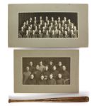 1940-70s Memorabilia Collection w/ Silver Tray, College Pennant, Store Display, Mini Bat & More