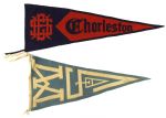 1940-70s Memorabilia Collection w/ Silver Tray, College Pennant, Store Display, Mini Bat & More