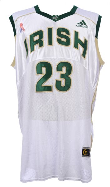 2003 LeBron James St. Vincent St. Mary Fighting Irish Sage Pango Tournament Uniform (MEARS LOA)