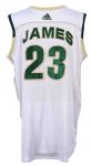 2003 LeBron James St. Vincent St. Mary Fighting Irish Sage Pango Tournament Uniform (MEARS LOA)