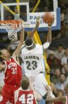 2003 LeBron James St. Vincent St. Mary Fighting Irish Sage Pango Tournament Uniform (MEARS LOA)