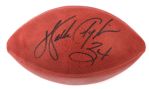 1990s Walter Payton Chicago Bears Signed ONFL Tagliabue Football (JSA Full Letter) High Grade