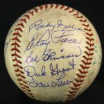 1960 (October 6) Pittsburgh Pirates New York Yankees Multi Signed ONL Giles Forbes Field World Series Game Used Baseball w/ 15 Signatures Including Berra, Ford, Groat & More (MEARS LOA/JSA)