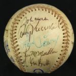 1974 (October 6) Ron Cey Los Angeles Dodgers Signed ONL Feeney NLCS Game Used Home Run Baseball (MEARS LOA/JSA)