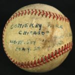 1948 (May 20) Chicago White Sox New York Yankees Comiskey Park Game Used Baseball (MEARS LOA)