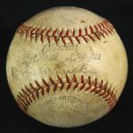 1936-40 circa ONL Frick Game Used Baseball (MEARS LOA)