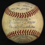 1947 (September 15) Chicago Cubs Boston Braves Wrigley Field ONL Frick Game Used Baseball (MEARS LOA)