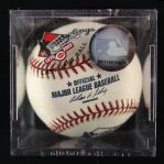 2002 Cincinnati Reds OML Selig Riverfront Stadium/Cinergy Field Last Game Commemorative Baseball 