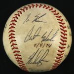 1974 (August 7) Nolan Ryan California Angels Single Signed OAL Cronin White Sox Park Game Used Baseball (MEARS LOA/JSA)