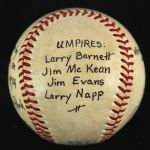 1974 (August 7) Nolan Ryan California Angels Single Signed OAL Cronin White Sox Park Game Used Baseball (MEARS LOA/JSA)