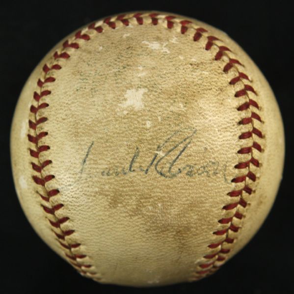 1966-71 circa Frank Robinson Baltimore Orioles Single Signed OAL Cronin Game Used Baseball (MEARS LOA/JSA)