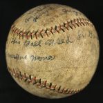 1933 (May 14) Madera Westport Minor League/College/Barnstorming Game Used Wilson Baseball (MEARS LOA)