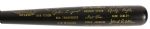 1957 Milwaukee Braves World Champions H&B Louisville Slugger Black Bat