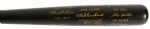 1957 Milwaukee Braves World Champions H&B Louisville Slugger Black Bat