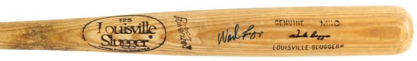 1986-89 Wade Boggs Boston Red Sox Signed Louisville Slugger Professional Model Game Used Bat (MEARS LOA/JSA)
