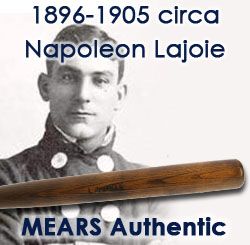 1896-1905 circa Napoleon Lajoie Philadelphia Phillies / Cleveland Naps Blank Barrel Professional Model Bat (MEARS Authentic)