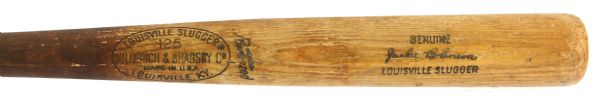 1965-68 Jackie Robinson Brooklyn Dodgers H&B Louisville Slugger Post Career Bat (MEARS LOA)