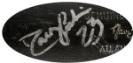 1991-96 David Justice Atlanta Braves Signed Louisville Slugger Professional Model Game Used Bat (MEARS LOA/JSA)