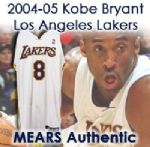 2004-05 Kobe Bryant Los Angeles Lakers Home Jersey (MEARS LOA)