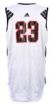 2000-02 circa LeBron James Northeast Ohio Shooting Stars Game Worn AAU Uniform (MEARS LOA)