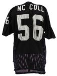 1988 Milt McColl Los Angeles Raiders Game Worn Home Jersey (MEARS LOA)