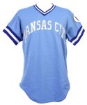 1981 George Brett Kansas City Royals Road Jersey (MEARS LOA)