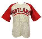 1941-45 style Portland Beavers PCL Jersey (MEARS LOA)