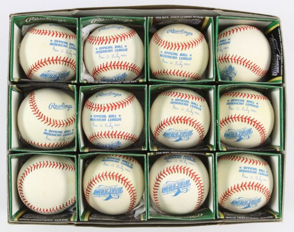 1998 Tampa Bay Devil Rays Inaugural Season OAL Budig Baseball Collection - Lot of 12