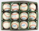 1998 Tampa Bay Devil Rays Inaugural Season OAL Budig Baseball Collection - Lot of 12