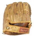 1953-58 circa Eddie Mathews Milwaukee Braves Autographed Professional Model Game Worn Glove (LOA Eddie Mathews / Original Owner / MEARS / PSA & JSA) “Documented To Have Originated in Milwaukee, WI”