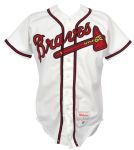 1993 Deion Sanders Atlanta Braves Game Worn Home Jersey (MEARS A10)