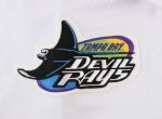 1999 Wade Boggs Tampa Bay Devil Rays Signed Game Worn Home Jersey (MEARS LOA/JSA)