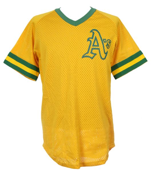 1982 circa Rickey Henderson Oakland Athletics Batting Practce Jersey 