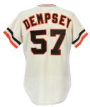1981-83 Don McMahon/Mark Dempsey San Francisco/Phoenix Giants Game Worn Home Jersey (MEARS LOA)