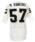 1982 Mike Hawkins Los Angeles Raiders Game Worn Road Jersey (MEARS LOA)