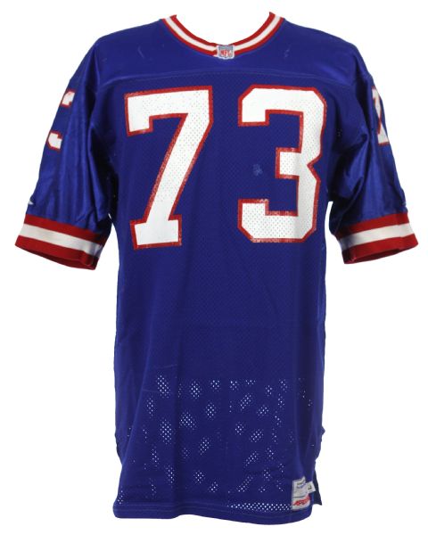 1986-91 circa John Washington New York Giants Game Worn Home Jersey (MEARS LOA)